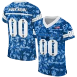 custom middle tennessee blue raiders camouflage abstract blue jersey best selling
