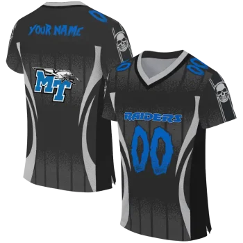 custom middle tennessee blue raiders dynamic dots white jersey best selling