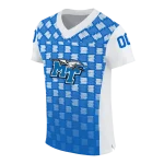 custom middle tennessee blue raiders stacked rectangle blue jersey best selling