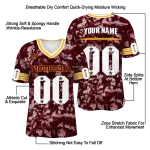 custom minnesota golden gophers camouflage abstract maroon jersey best selling