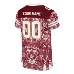 custom minnesota golden gophers mirrored pattern maroon jersey best selling