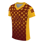 custom minnesota golden gophers stacked rectangle maroon jersey best selling