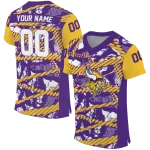 custom minnesota vikings camo shatter purple jersey best selling