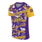 custom minnesota vikings camo shatter purple jersey best selling