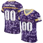 custom minnesota vikings camouflage abstract purple jersey best selling