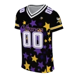 custom minnesota vikings star cluster black jersey best selling