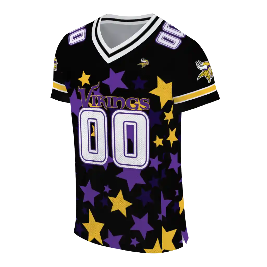 custom minnesota vikings star cluster black jersey fashion forward custom minnesota vikings star cluster black jersey fashion forward