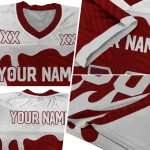 custom mississippi state bulldogs dripping flames maroon white jersey best selling