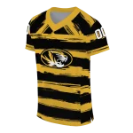 custom missouri tigers art stripe black jersey best selling