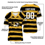 custom missouri tigers art stripe black jersey best selling