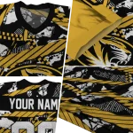 custom missouri tigers camo shatter black jersey best selling