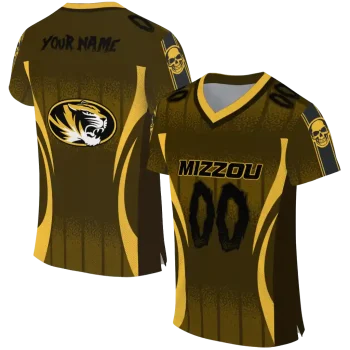custom missouri tigers dynamic dots gold jersey best selling