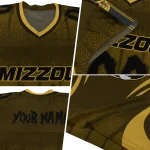 custom missouri tigers dynamic dots gold jersey best selling