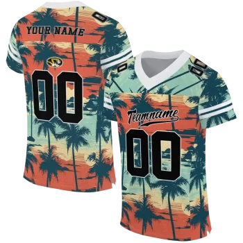 custom missouri tigers horizon palm sunset jersey best selling