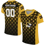 custom missouri tigers stacked rectangle black jersey best selling