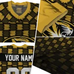 custom missouri tigers stacked rectangle black jersey best selling