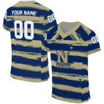 custom navy midshipmen art stripe blue jersey best selling