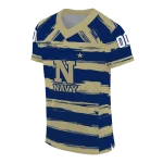 custom navy midshipmen art stripe blue jersey best selling