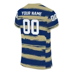 custom navy midshipmen art stripe blue jersey best selling