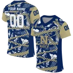 custom navy midshipmen camo shatter blue jersey best selling