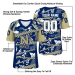 custom navy midshipmen camo shatter blue jersey best selling