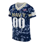 custom navy midshipmen camouflage abstract blue jersey best selling