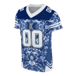 custom navy midshipmen mirrored pattern blue jersey best selling