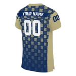 custom navy midshipmen stacked rectangle blue jersey best selling