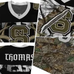 custom nc state wolfpack antler skull camouflage hunting jersey best selling