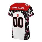 custom nc state wolfpack brushstroke xs white black jersey best selling
