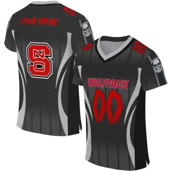 custom nc state wolfpack dynamic dots white jersey best selling