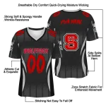 custom nc state wolfpack dynamic dots white jersey best selling