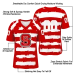 custom nc state wolfpack layered grids red jersey best selling