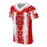 custom nc state wolfpack rugged stripes red jersey best selling