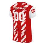 custom nc state wolfpack stripe block red jersey best selling