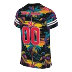 custom nebraska cornhuskers sundown palm jersey best selling