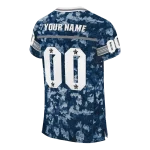 custom nevada wolf pack camouflage abstract blue jersey best selling