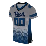 custom nevada wolf pack halftone sweep grey black jersey best selling