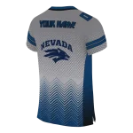 custom nevada wolf pack halftone sweep grey black jersey best selling