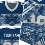 custom nevada wolf pack mirrored pattern blue jersey best selling
