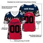 custom new england patriots brushstroke xs red black jersey best selling
