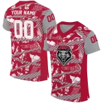 custom new mexico lobos camo shatter red jersey best selling