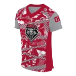 custom new mexico lobos camo shatter red jersey best selling