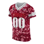 custom new mexico lobos camouflage abstract red jersey best selling