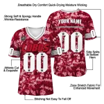 custom new mexico lobos camouflage abstract red jersey best selling