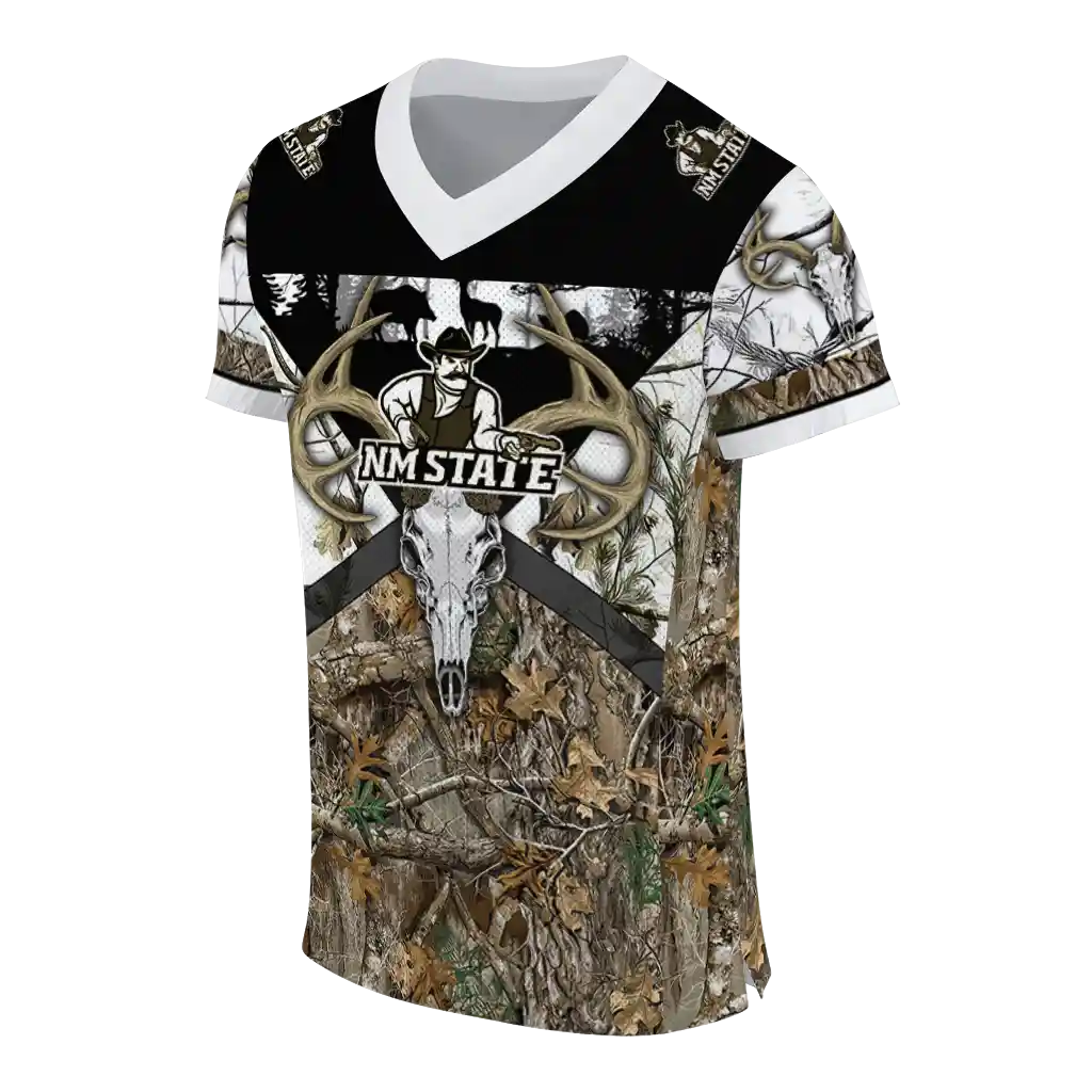 custom new mexico state aggies antler skull camouflage hunting jersey fashion forward custom new mexico state aggies antler skull camouflage hunting jersey fashion forward