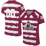 custom new mexico state aggies layered grids crimson jersey best selling
