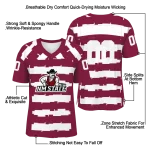custom new mexico state aggies layered grids crimson jersey best selling