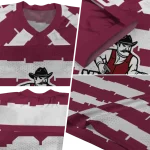 custom new mexico state aggies layered grids crimson jersey best selling