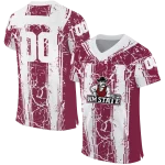 custom new mexico state aggies rugged stripes crimson jersey best selling
